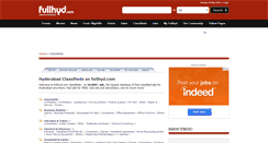 Desktop Screenshot of classifieds.fullhyderabad.com