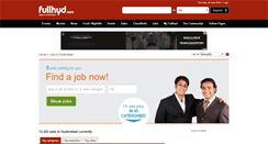 Desktop Screenshot of jobs.fullhyderabad.com